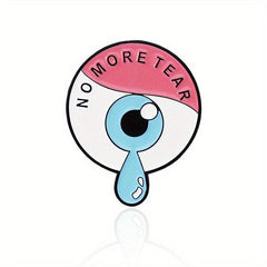 Dino Barbell Big Eyeball Brooch Men