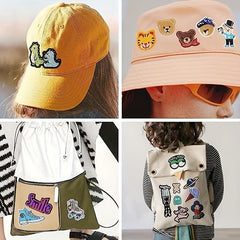 8pcs Iron On Patches Sew On Embroidered Applique DIY Crafts Project