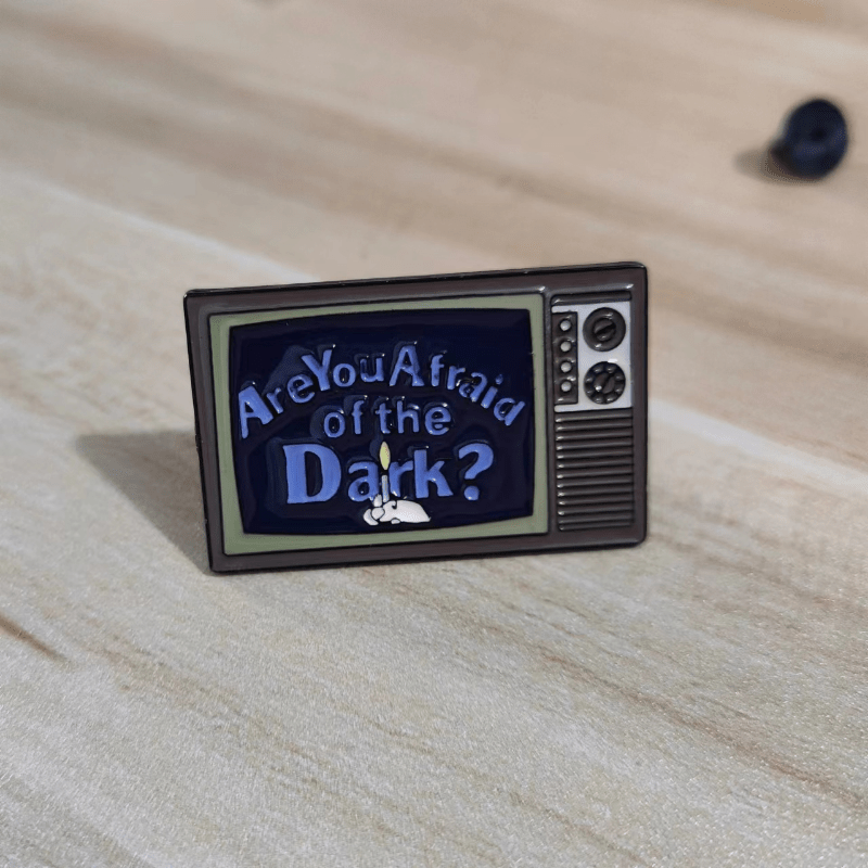 Cute Letter Print Square Brooch