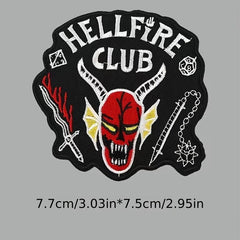 2pcs Monster Shape Embroidered Patch Cloth Patches