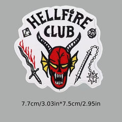 2pcs Monster Shape Embroidered Patch Cloth Patches