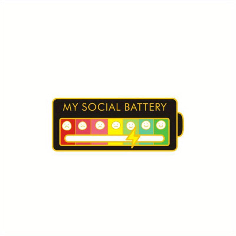 Rotating Rainbow Emotions Enamel Pins Social Mood Tracker Brooch