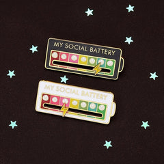 Rotating Rainbow Emotions Enamel Pins Social Mood Tracker Brooch