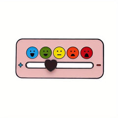 Rotating Rainbow Emotions Enamel Pins Social Mood Tracker Brooch