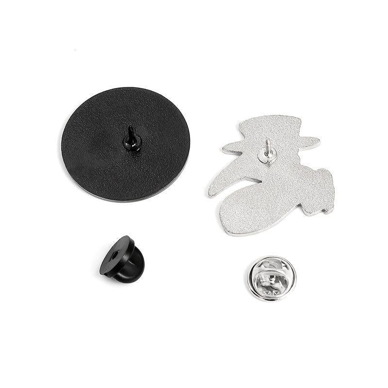 4pcs Plague Doctor Enamel Pins Set Gothic Punk Pins For Jackets Hats