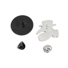 4pcs Plague Doctor Enamel Pins Set Gothic Punk Pins For Jackets Hats