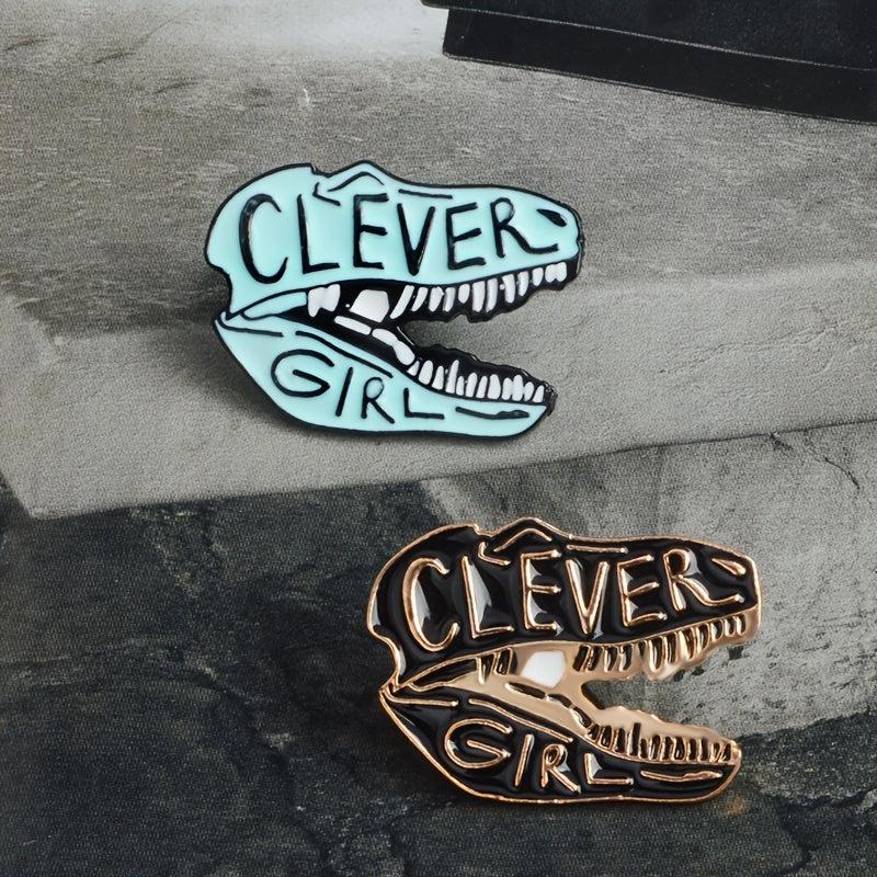T Rex Dinosaur Brooch Pin