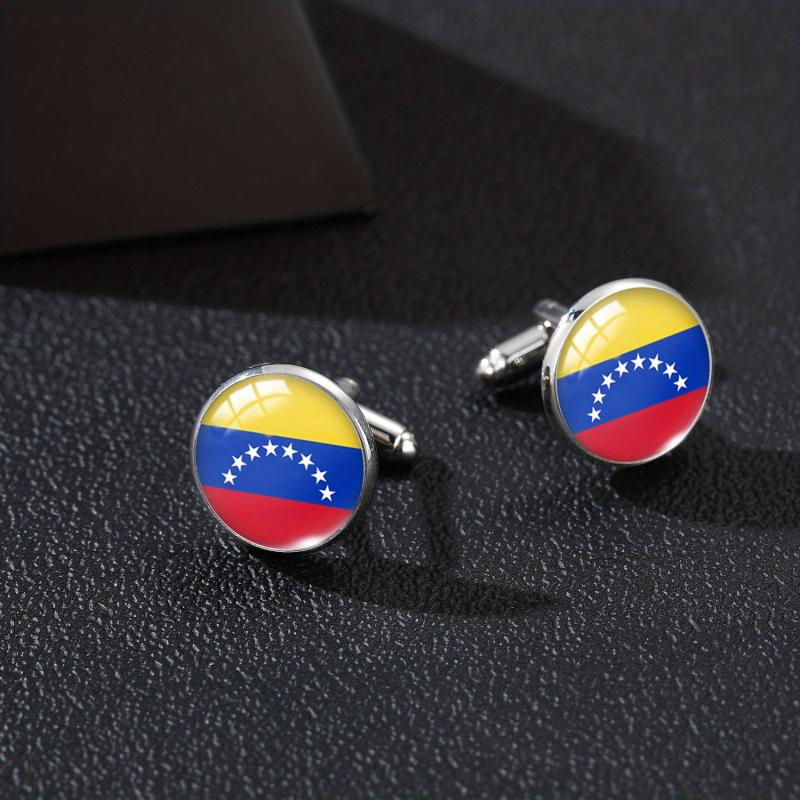 Men's Flag Pattern Cufflinks Shirt Cufflinks