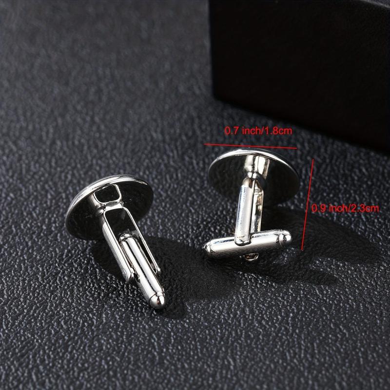 Men's Flag Pattern Cufflinks Shirt Cufflinks
