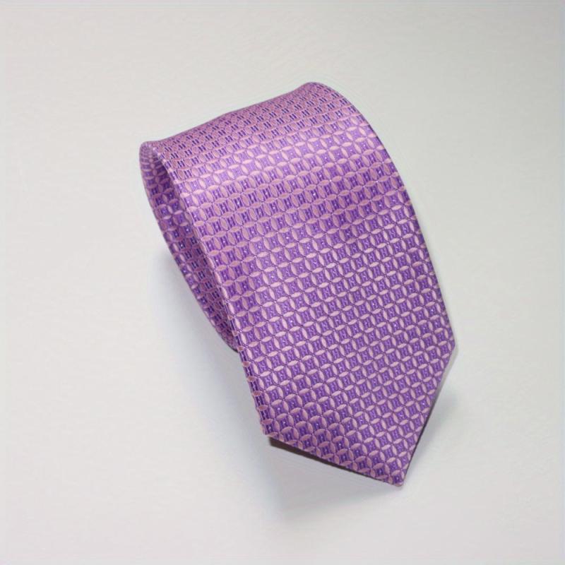 Men's Striped Jacquard Neck Ties Soft Business Party Ties