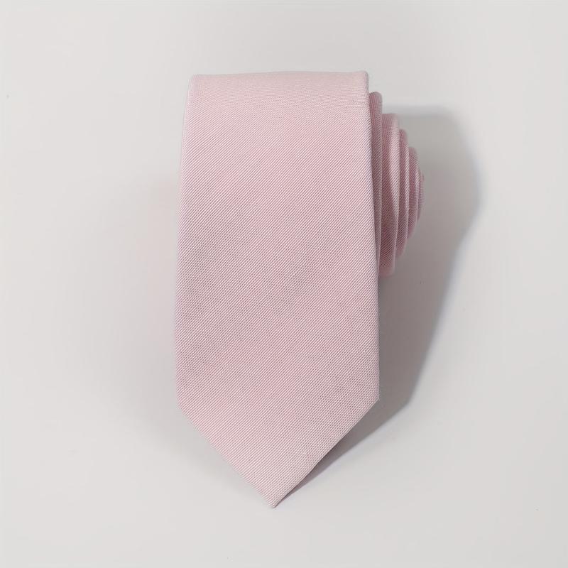 Men's Encryption Line Plaid Solid Colored Tie