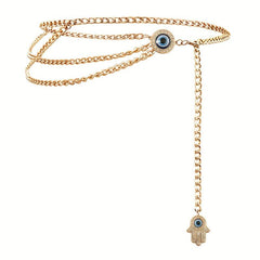 Tassel Chain Belts Multilayer Waist Chain Dress Belt