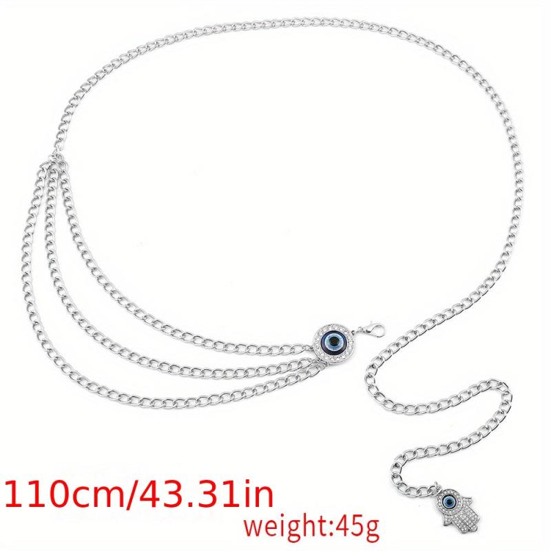 Tassel Chain Belts Multilayer Waist Chain Dress Belt