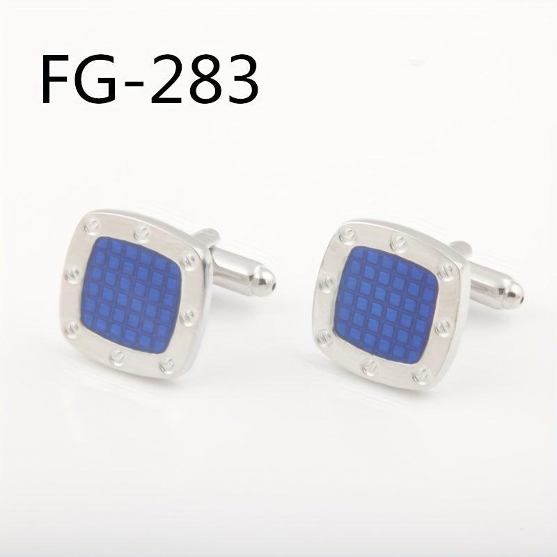 Men's Square Cufflinks for Shirt Decoration