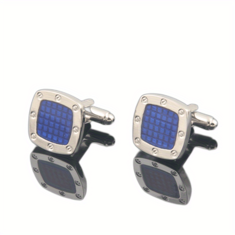 Men's Square Cufflinks for Shirt Decoration