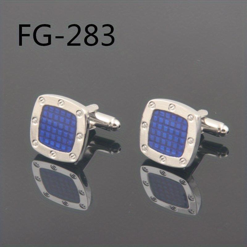 Men's Square Cufflinks for Shirt Decoration