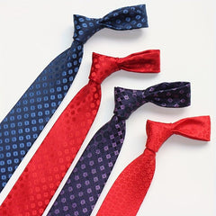 Vintage Retro 1900s High Flower Printed Necktie