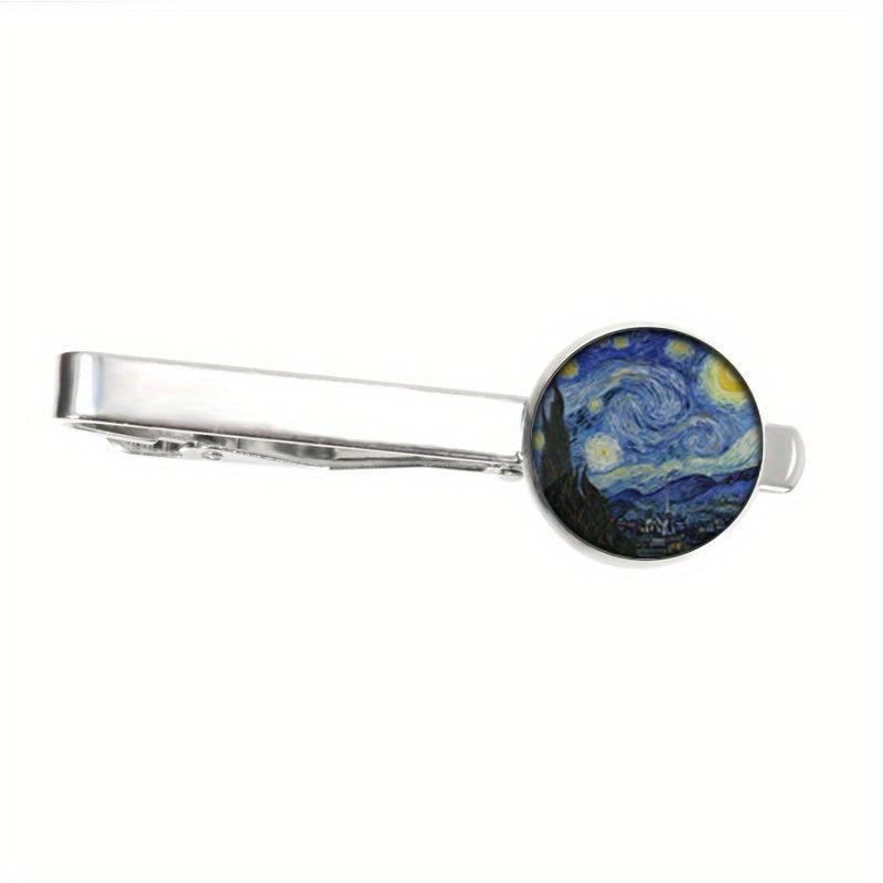 Van Gogh Starry Sky Tie Clip