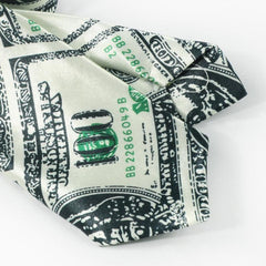 1pc Men's Funny Coin Pattern Tie Party Wedding Necktie