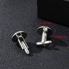Dragon King Cufflinks & Tie Clip Set for Men