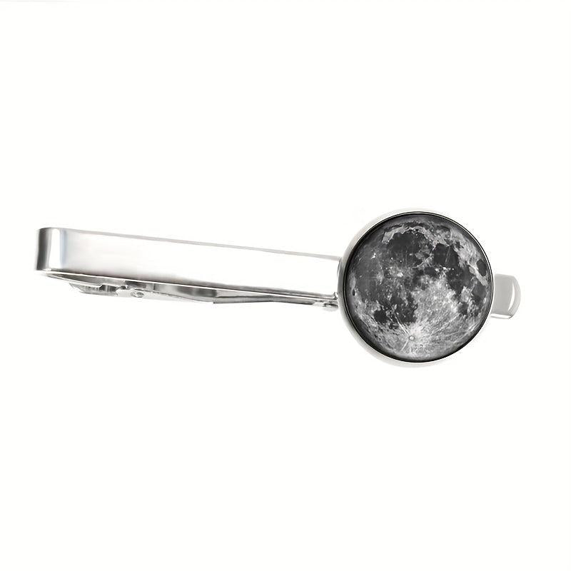 Moon Vintage Tie Clip For Men