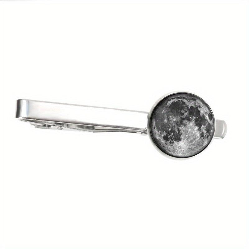 Moon Vintage Tie Clip For Men
