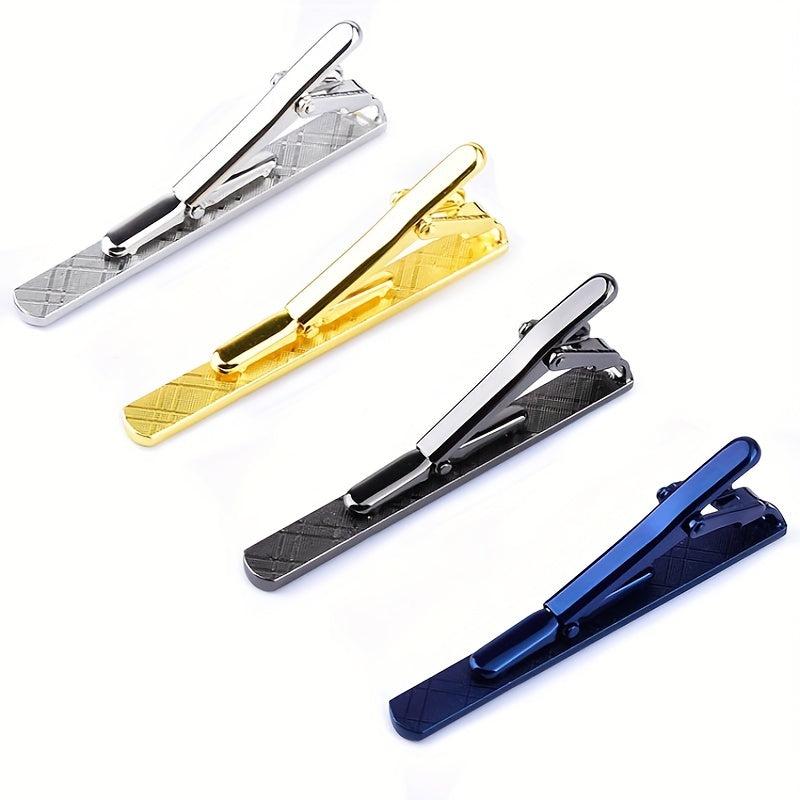 Copper Tie Clip Glossy Business Tie Jewelry For Men