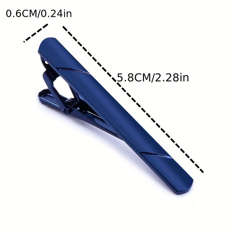 Copper Tie Clip Glossy Business Tie Jewelry For Men