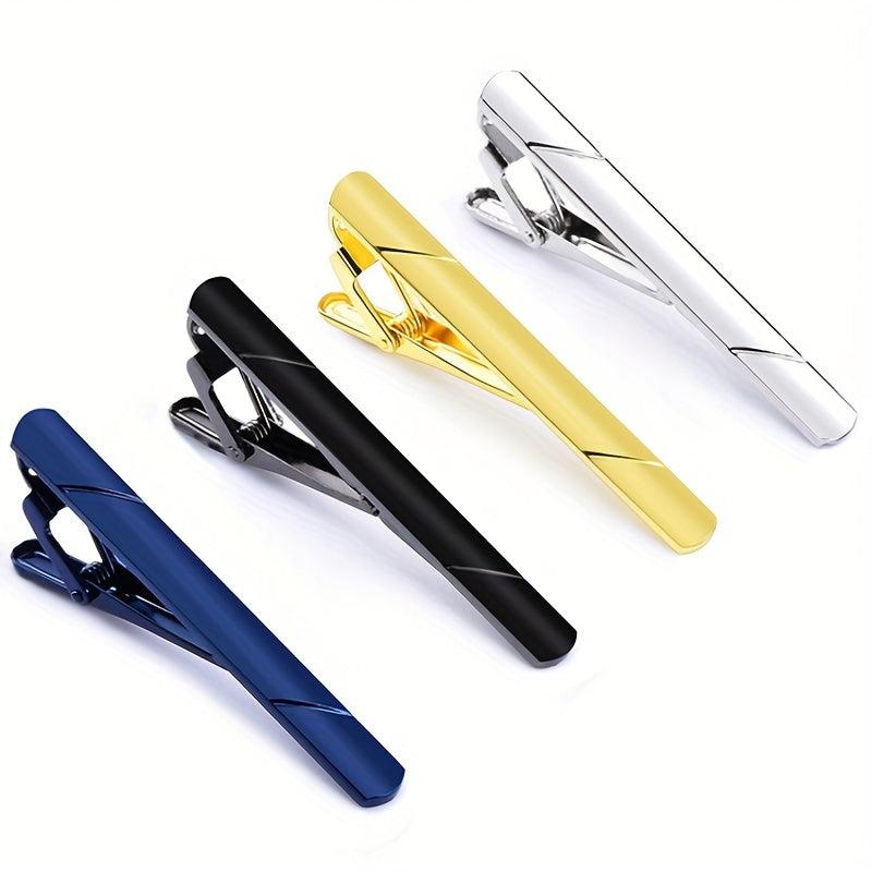 Copper Tie Clip Glossy Business Tie Jewelry For Men