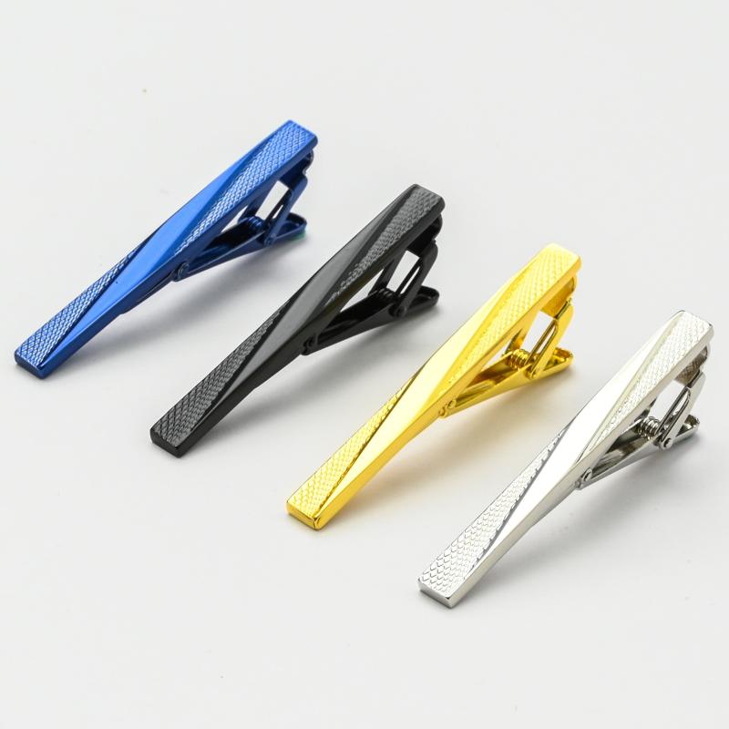 Copper Tie Clip Glossy Business Tie Jewelry For Men