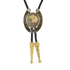 Animal Ox Horse Eagle Metal Necktie Necklace