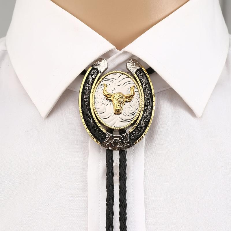 Animal Ox Horse Eagle Metal Necktie Necklace