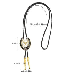 Animal Ox Horse Eagle Metal Necktie Necklace