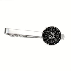 Pagan Wheel Of The Year Tie Clip