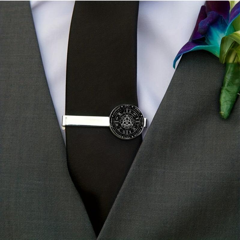 Pagan Wheel Of The Year Tie Clip