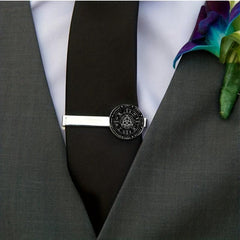 Pagan Wheel Of The Year Tie Clip