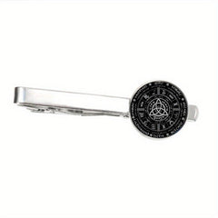 Pagan Wheel Of The Year Tie Clip