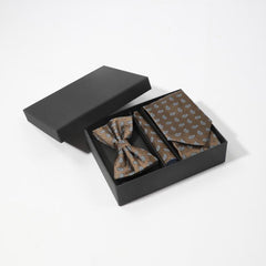3pc Men's Vintage Cashew Gift Tie Set