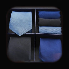Men's Classic Business Multicolor Tie Set