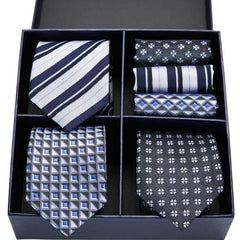 Men's Classic Business Multicolor Tie Set