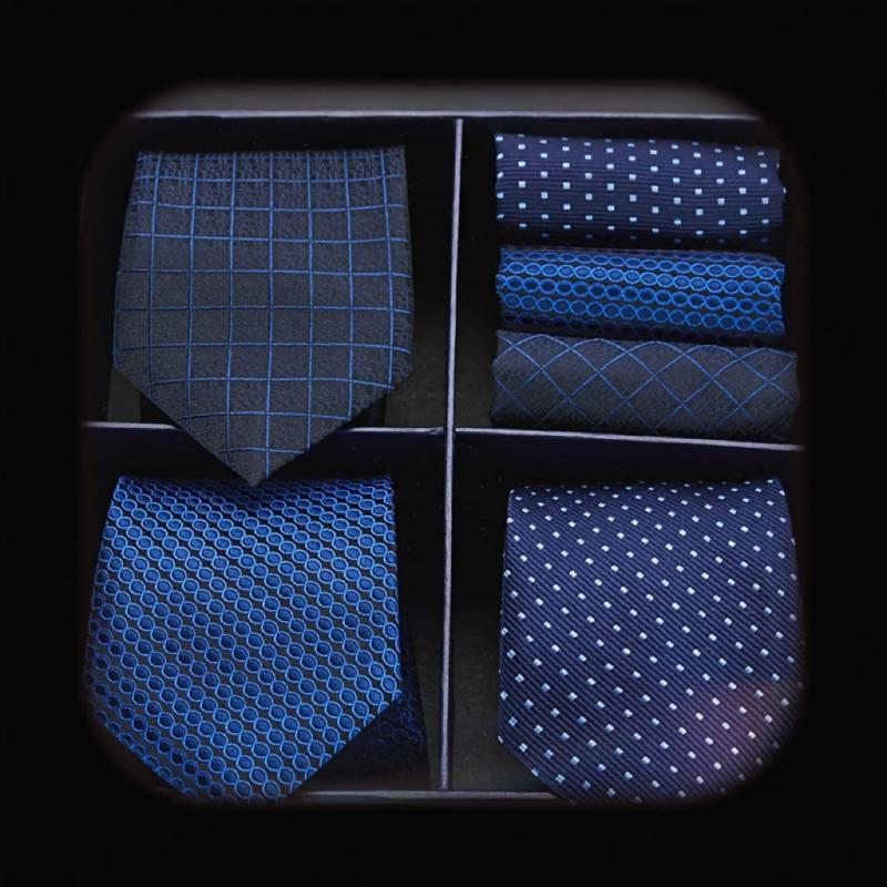 Men's Classic Business Multicolor Tie Set