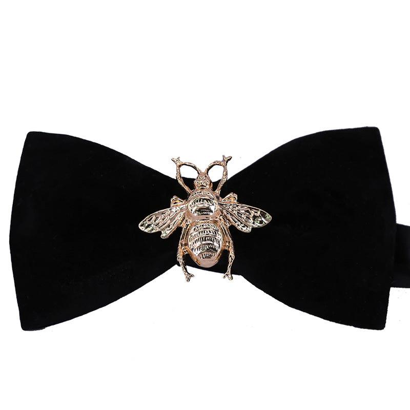 Groom Velvet Bow Tie For Wedding Bee Decor Bow Ties