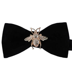 Groom Velvet Bow Tie For Wedding Bee Decor Bow Ties