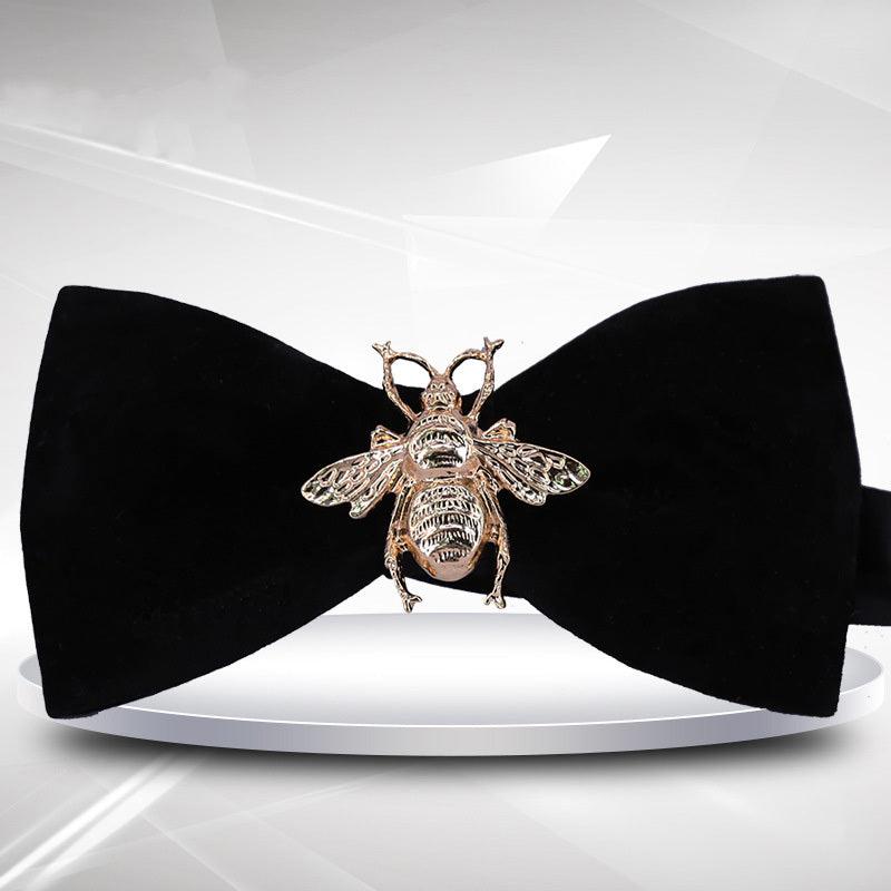 Groom Velvet Bow Tie For Wedding Bee Decor Bow Ties