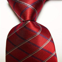 Men's Plaid Jacquard Woven Necktie