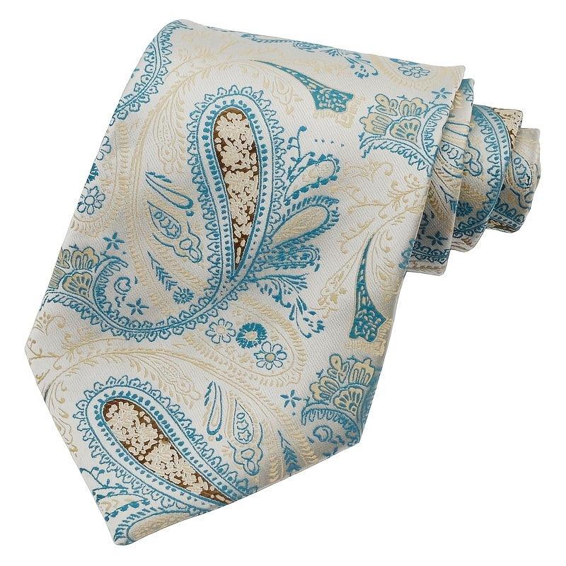 Men's Purple Golden Floral Tie 3 6 Inch