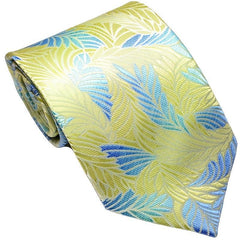 Men's Purple Golden Floral Tie 3 6 Inch