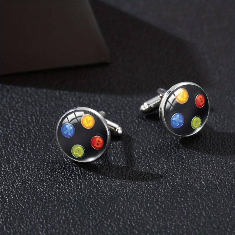 Men's Video Game Controller Button Cufflinks
