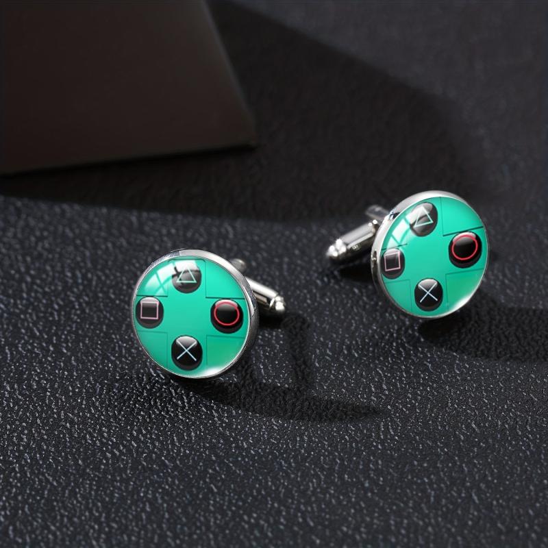 Men's Video Game Controller Button Cufflinks