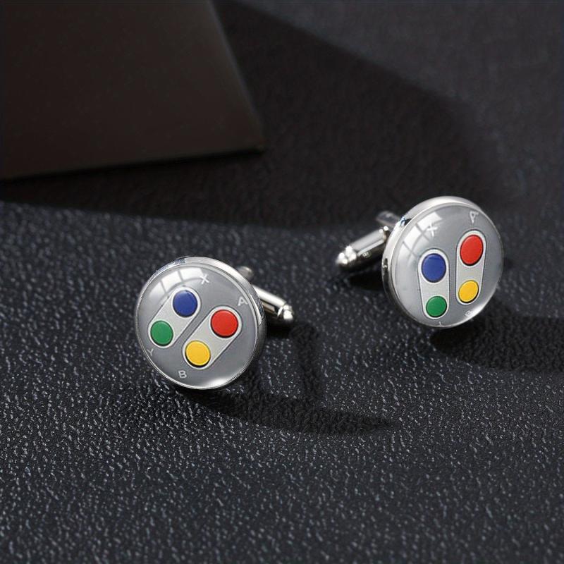 Men's Video Game Controller Button Cufflinks